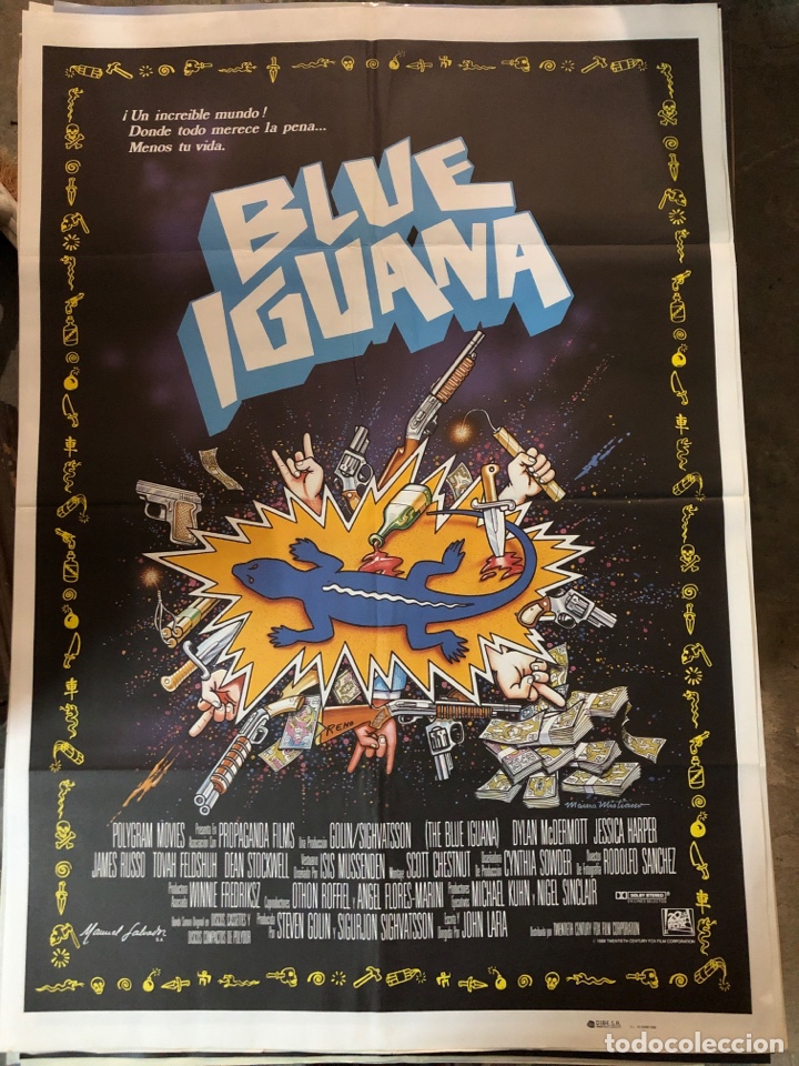 Cine: Blue iguana 100x70cm - Foto 1