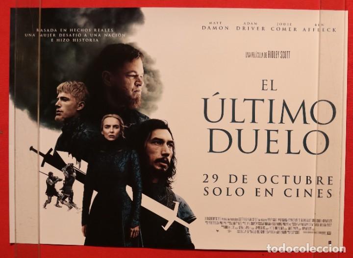 Cine: P&oacute;ster original de la pel&iacute;cula El &uacute;ltimo duelo - Foto 1