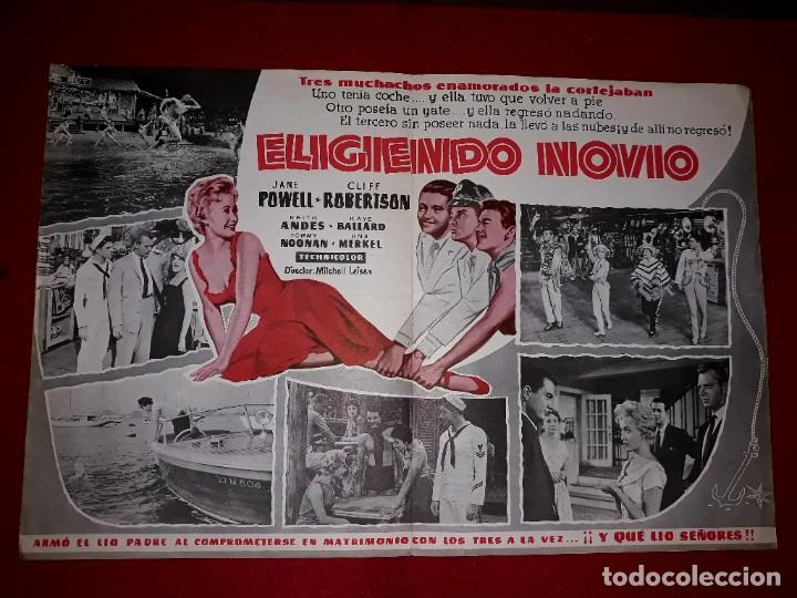 CARTEL ELIGIENDO NOVIO JANE POWELL Y CLIFF ROBERTSON RADIO FILM 1958 (Cine - Posters y Carteles - Musicales)
