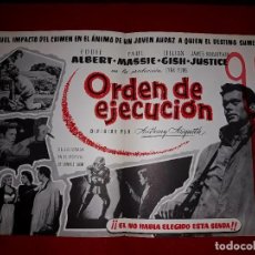 Cine: CARTEL ORDEN DE EJECUCIÓN EDDIE ALBERT RADIO FILMS CENTURY FOX 1958