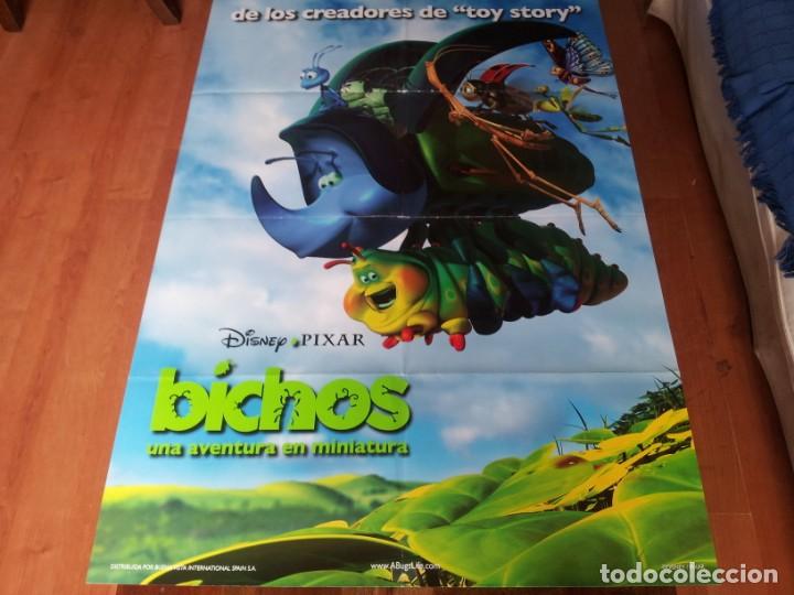 BICHOS UNA AVENTURA EN MINIATURA - ANIMACION - PIXAR - POSTER ORIGINAL DISNEY 1998 MOD 4 (Cine - Posters y Carteles - Infantil)
