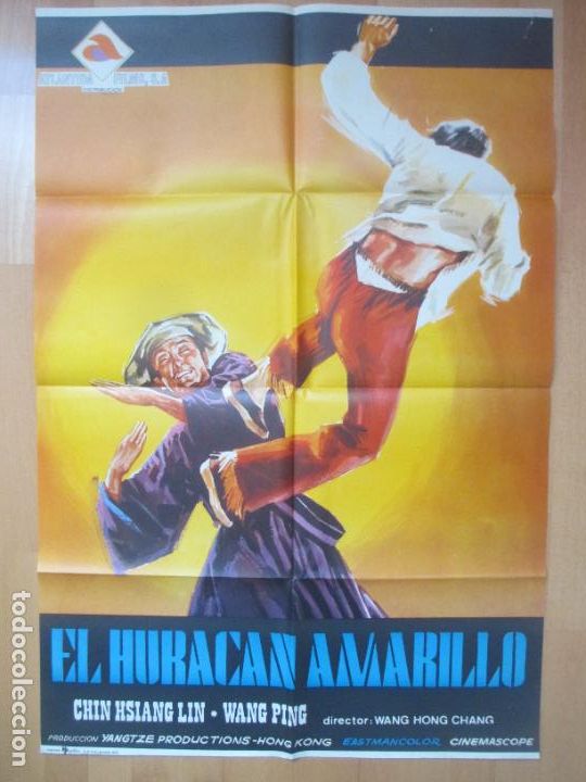 Cinema: CARTEL CINE, EL HURACAN AMARILLO, CHIN HSIANG LIN, WANG PING, 1976, C498