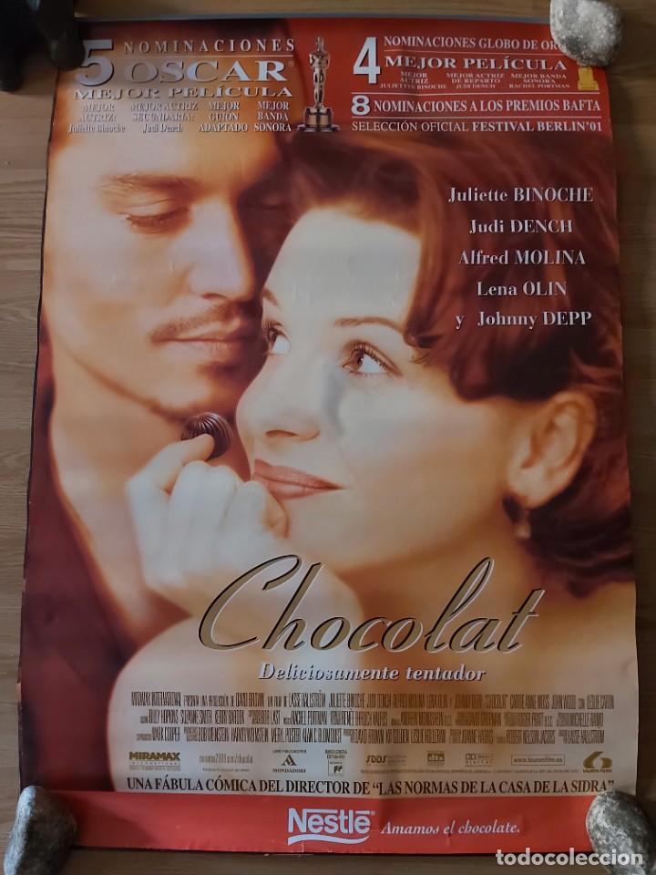 Cinema: Chocolat - aprox 70x100 Cartel ORIGINAL Cine (L99)