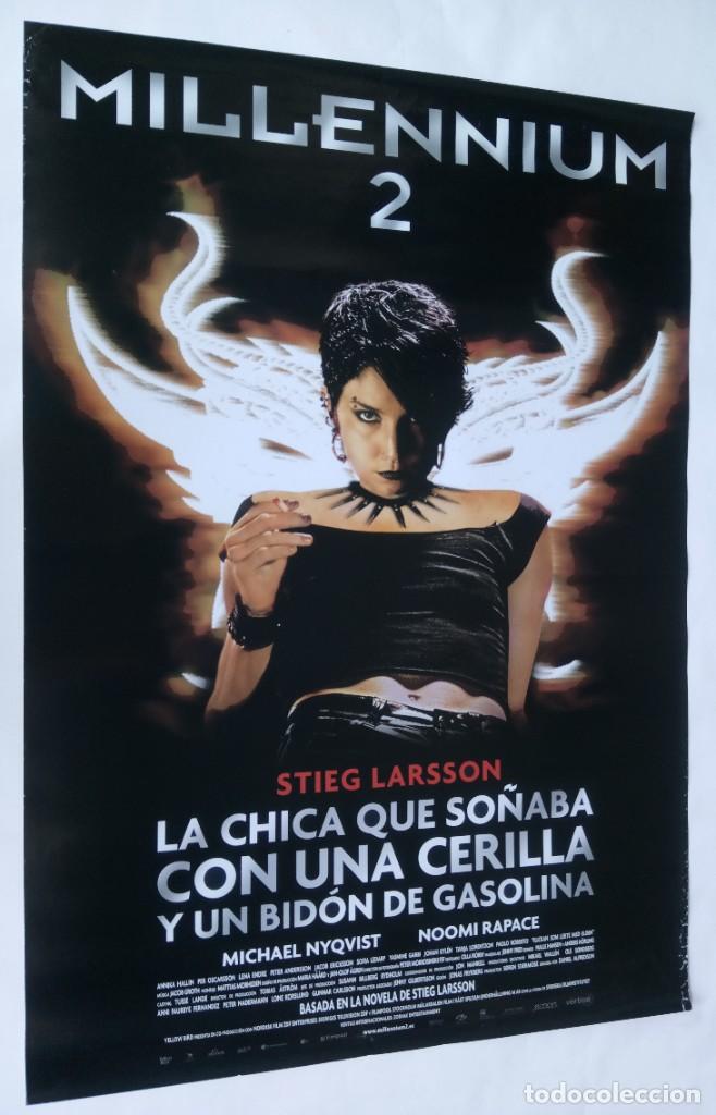 Cinema: MILLENNIUM 2, con Stieg Larsson. POSTER 68 X 98 cms..