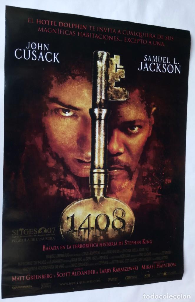 Cine: 1408, con John Cusack. P&Oacute;STER 68 X 98 cms. 2007. - Foto 1