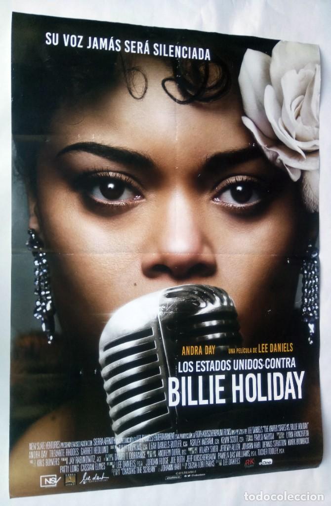 Cine: BILLIE HOLIDAY, de Lee Daniels . P&Oacute;STER 68 X 98 cms. 2021.