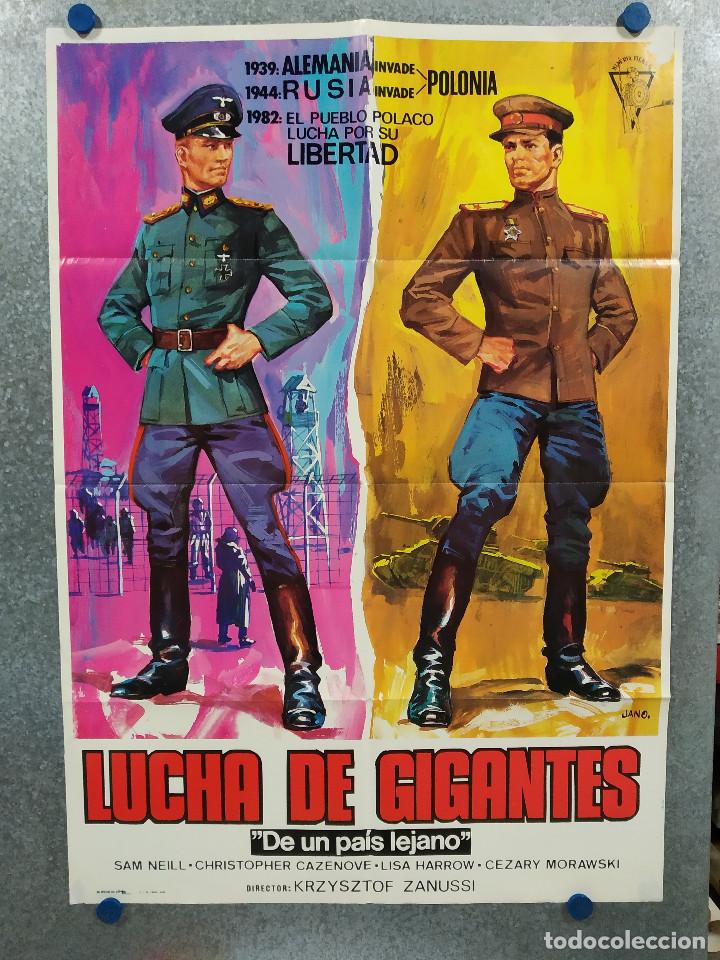 Cine: LUCHA DE GIGANTES Cezary Morawski, Sam Neill, Karol Wojtyla BIOGRAFIA. A&Ntilde;O 1982 POSTER ORIGINAL