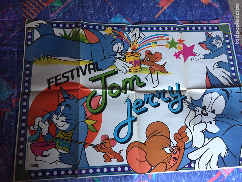 Cine: P&oacute;ster de TOM Y JERRY 0RIGINAL DE 1982 - Foto 1