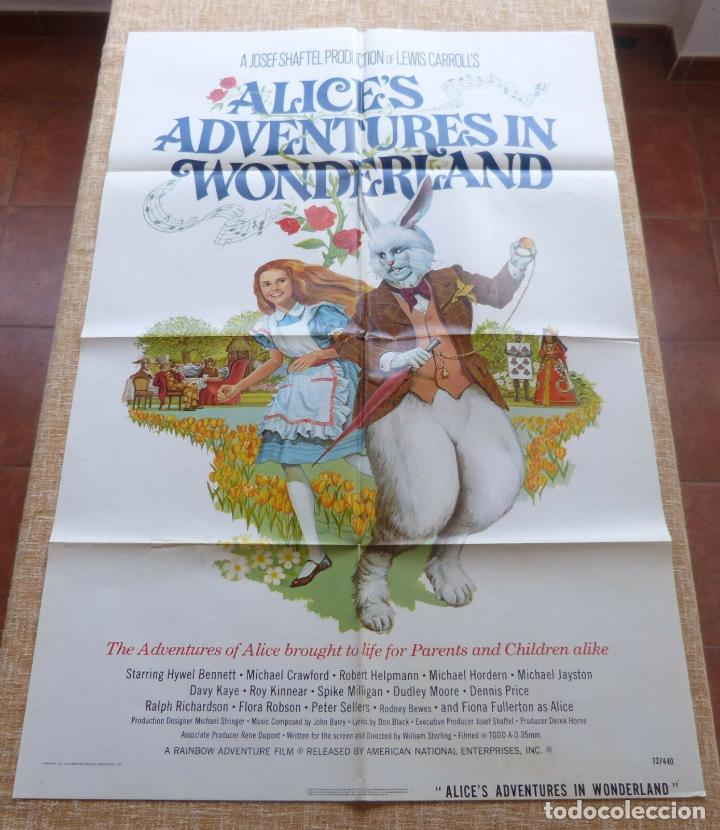 Cinema: Alice&acute;s Adventures in Wonderland Movie Poster, Original, Folded, One Sheet, 1972