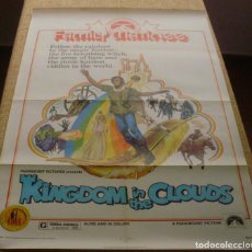 Cine: KINGDOM IN THE CLOUDS, FORMELY FOLDED POSTER, 1974, PARAMOUNT PICTURES, 74/325. Lote 307800678
