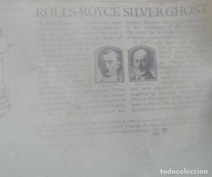 Cine: Rolls Royce Silver Ghost Poster, Rolled, Original, 60x42 cm. - Foto 2