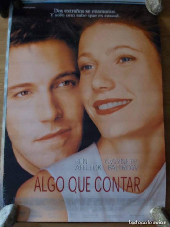 Cine: Algo que contar - aprox 70x100 Cartel ORIGINAL Cine (L100)