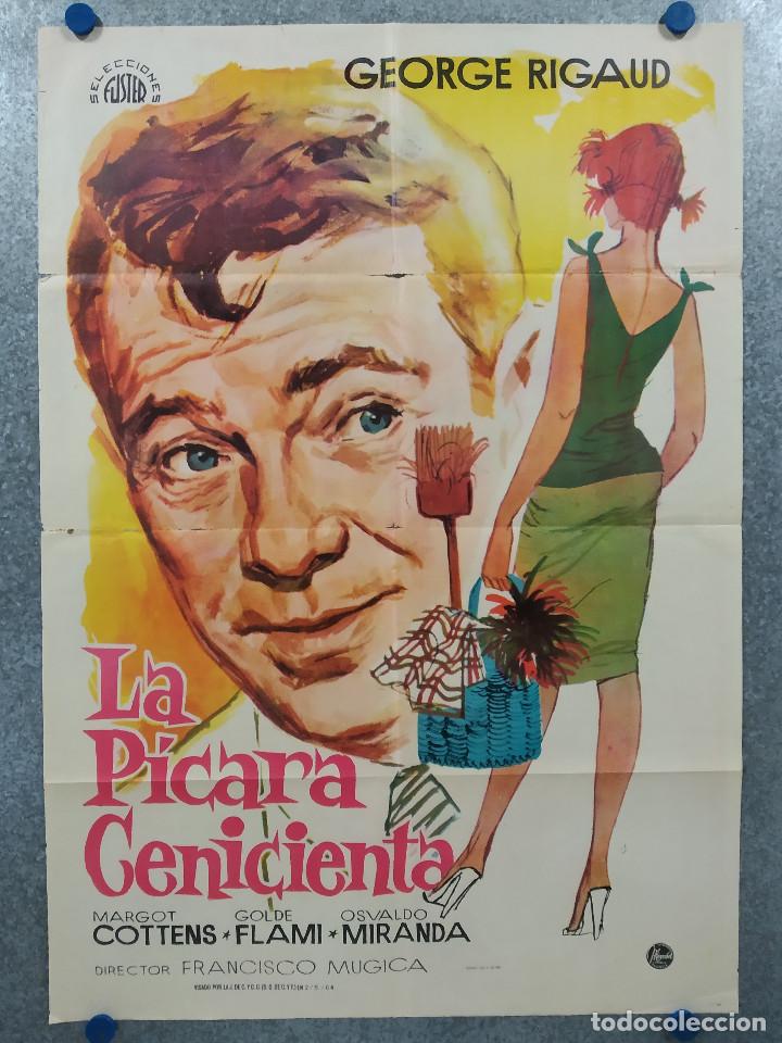 Kino: LA PICARA CENICIENTA. GEORGE RIGAUD, MARGOT COTTENS. A&Ntilde;O 1964. POSTER ORIGINAL