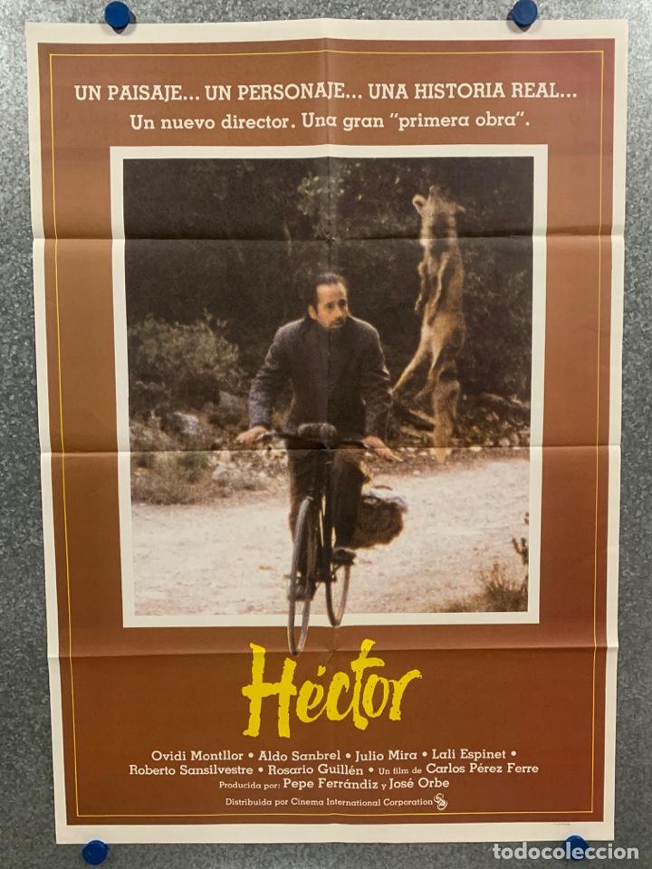 Kino: H&eacute;ctor, el estigma del miedo. Ovidi Montllor, Juli Mira, Aldo Sambrell. A&Ntilde;O 1984. POSTER ORIGINAL