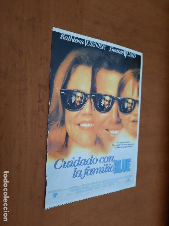 Cinema: CUIDADO CON LA FAMILIA BLUE. CARTEL + FICHA POR DETR&Aacute;S. PEQUE&Ntilde;O FORMATO. EXTRAIDO REVISTA