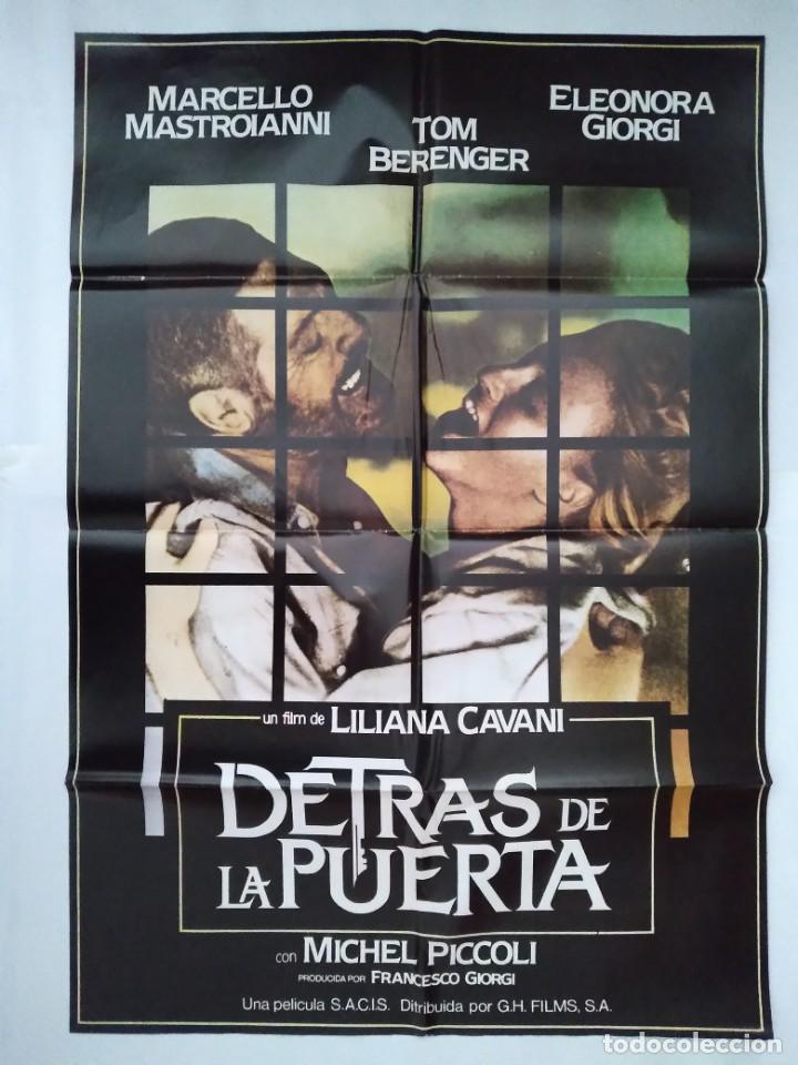 Cine: ANTIGUO CARTEL CINE DETRAS DE LA PUERTA P189 RV