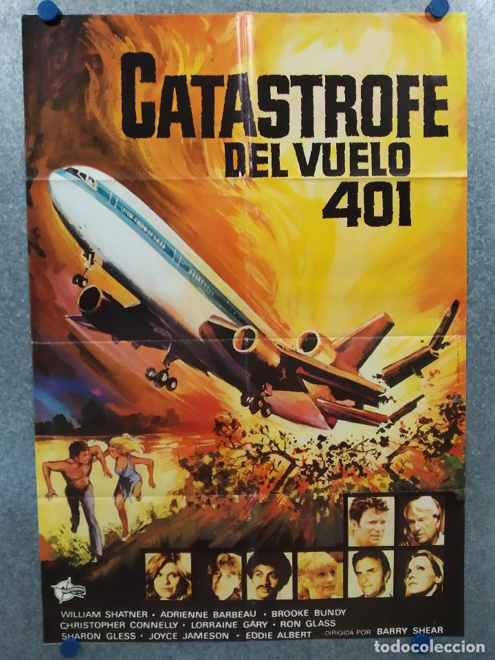 Cinema: CATASTROFE DEL VUELO 401. WILLIAM SHATNER, ADRIENNE BARBEAU, BROOKE BUNDY. A&Ntilde;O 1980 POSTER ORIGINAL