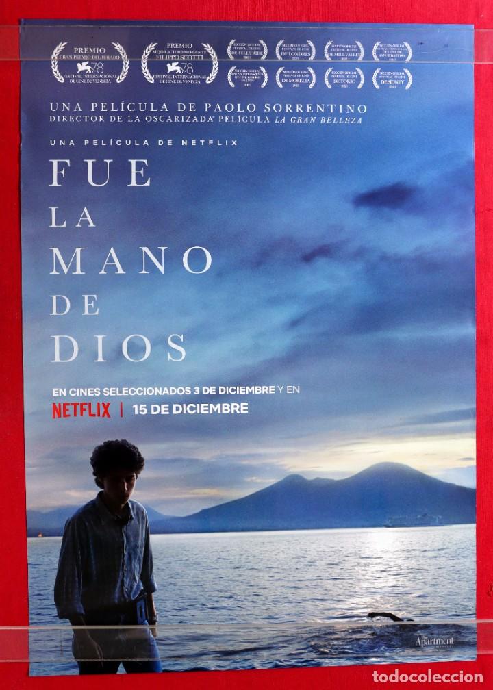 Cinema: P&oacute;ster original de la pel&iacute;cula Fue la mano de Dios