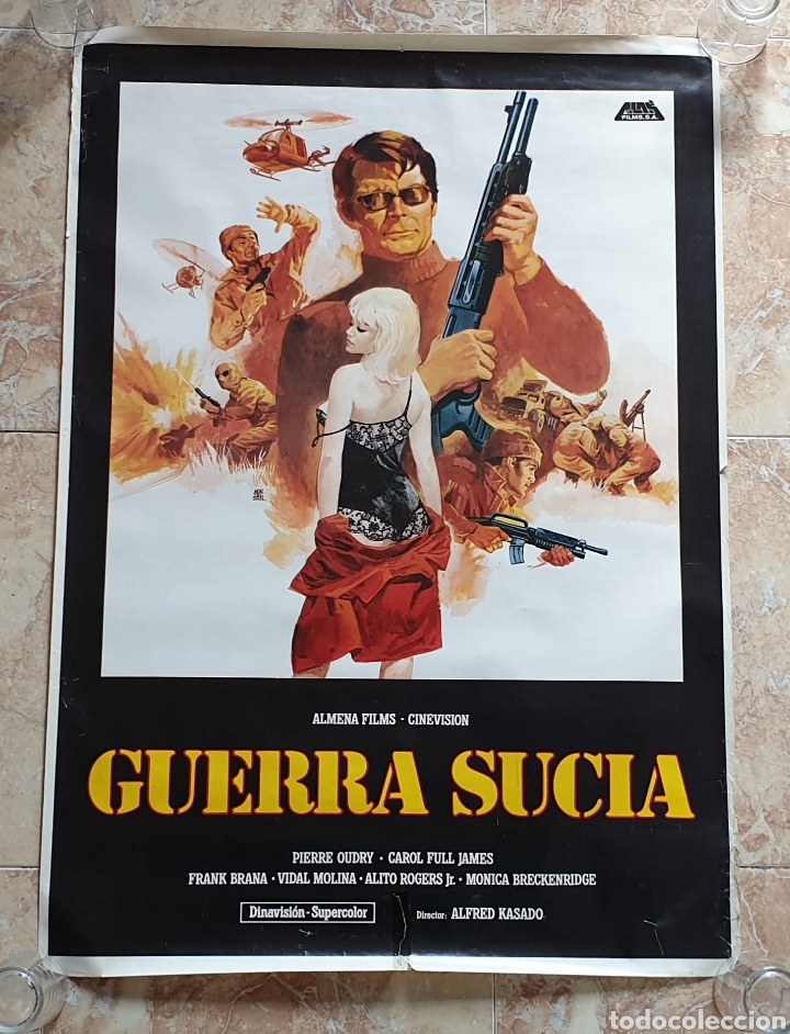 Cinema: POSTER ORIGINAL GUERRA SUCIA de Juan Piquer Simon