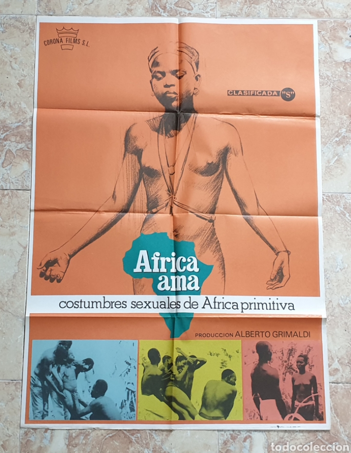 Cine: POSTER ORIGINAL AFRICA AMA (MONDO FILM)