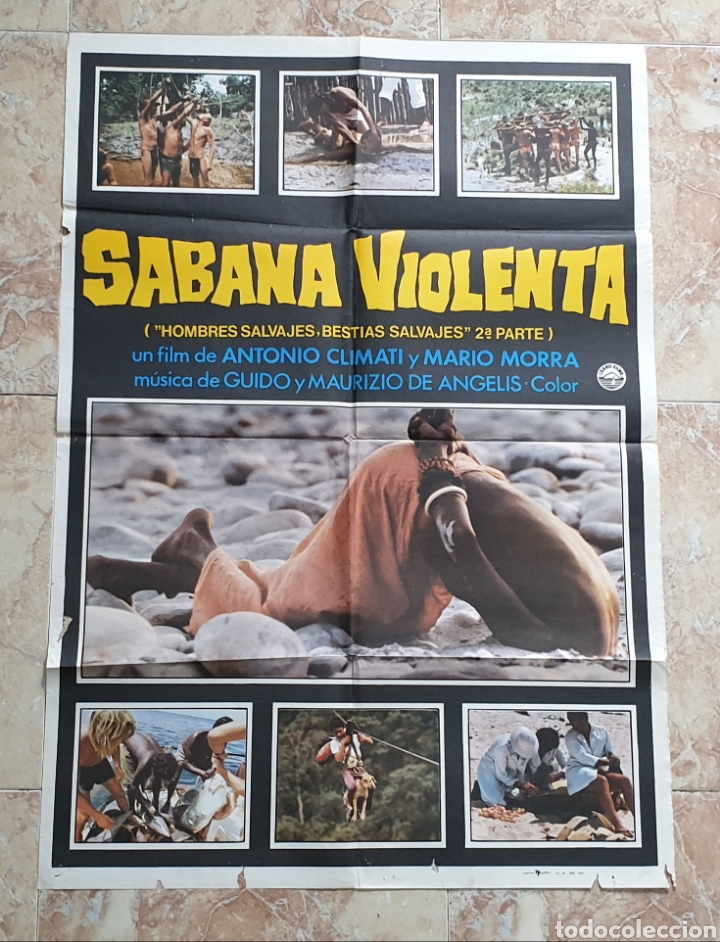 Cine: POSTER ORIGINAL SABANA VIOLENTA MONDO FILM