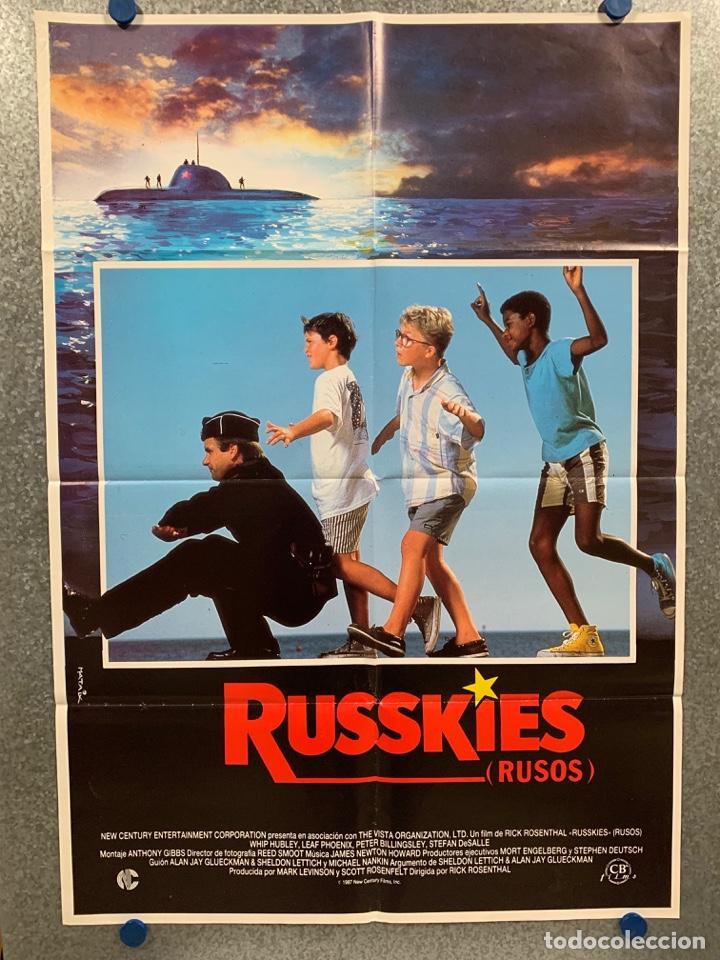 Cinema: Rusos. Whip Hubley, Joaquin Phoenix, Peter Billingsley. POSTER ORIGINAL
