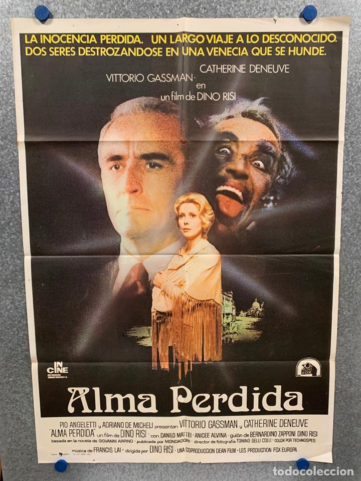 Cinema: Alma perdida. Catherine Deneuve, Vittorio Gassman, Danilo Mattei. A&Ntilde;O 1977. POSTER ORIGINAL