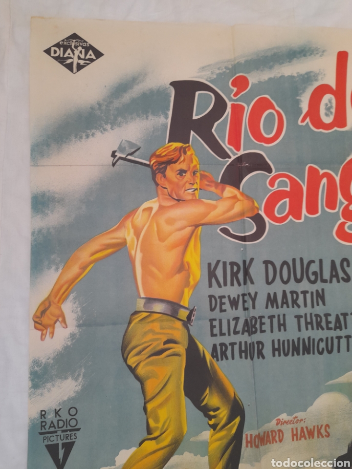 Cartel Original Español Rio De Sangrekirk Doug Comprar Carteles Y Posters De Películas De 4516