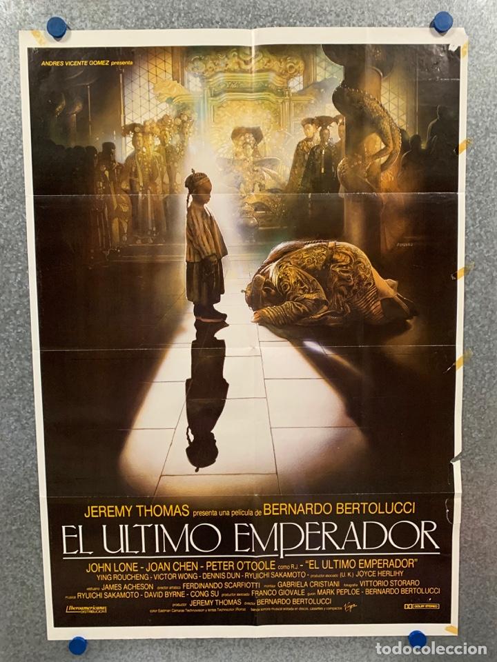 Kino: El &uacute;ltimo emperador. John Lone, Peter O'Toole, Joan Chen. POSTER ORIGINAL.