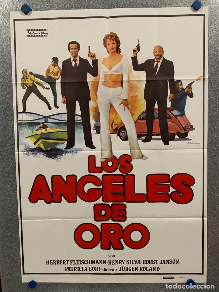 Kino: Los &aacute;ngeles de oro. Henry Silva, Herbert Fleischmann, Patrizia Gori. A&Ntilde;O 1979. POSTER ORIGINAL.