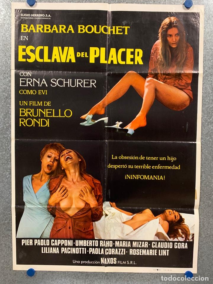 Kino: Esclava del placer. Barbara Bouchet, Pier Paolo Capponi, Erna Schurer. A&Ntilde;O 1978. POSTER ORIGINAL.