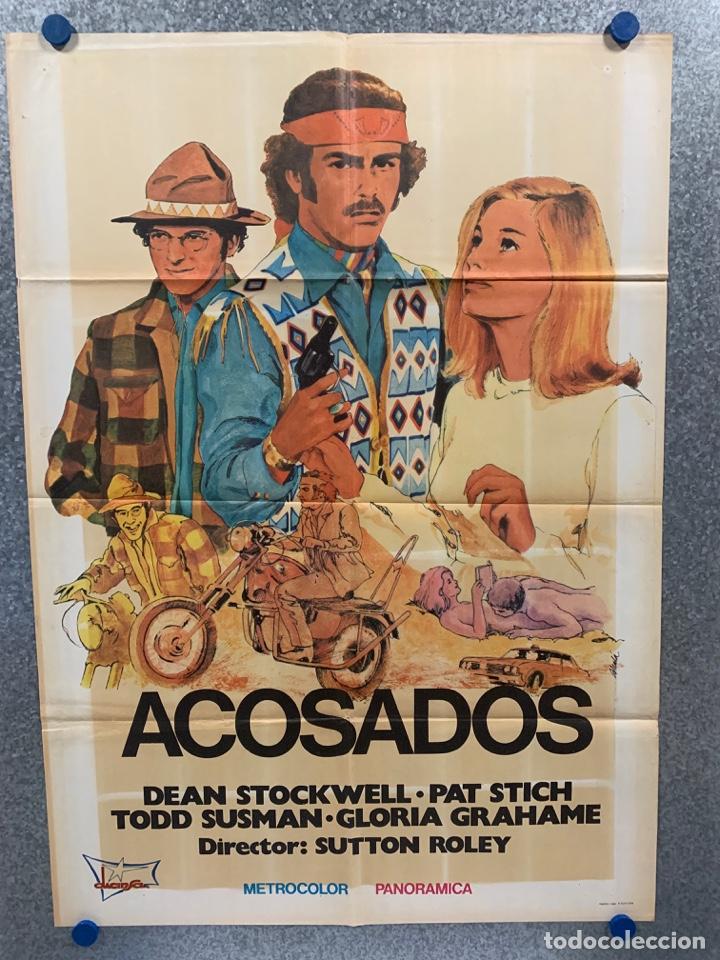 Kino: Acosados. Dean Stockwell, Patricia Stitch, Todd Susman. A&Ntilde;O 1978. POSTER ORIGINAL