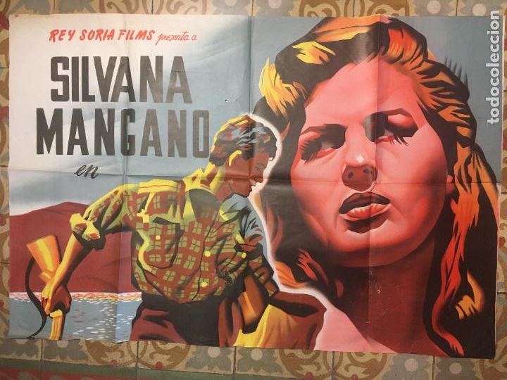 Cine: el lobo de la sila silvana mangano una hoja del poster original antiguo