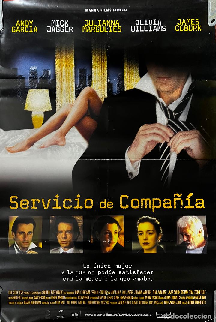 Cinema: CARTEL DE CINE ORIGINAL. PEL&Iacute;CULA, SERVICIO DE COMPA&Ntilde;&Iacute;A. MEDIDAS: 68X98 CM.