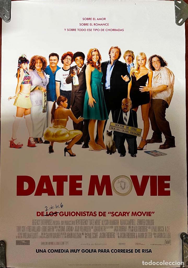 Cinema: CARTEL DE CINE ORIGINAL. PEL&Iacute;CULA, DATE MOVIE, AMOR, ROMANCE. MEDIDAS: 68X98 CM.