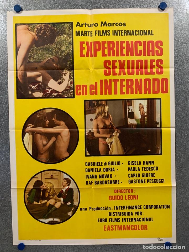 Cine: Experiencias sexuales en el internado. Gabriele Di Giulio, Daniela Doria. A&Ntilde;O 1980. POSTER ORIGINAL.