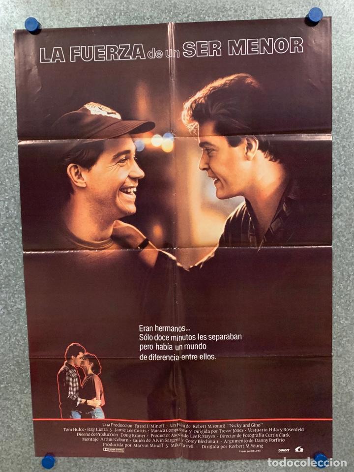 Kino: La fuerza de un ser menor. Tom Hulce, Ray Liotta, Jamie Lee Curtis, Robert Levine. POSTER ORIGINAL