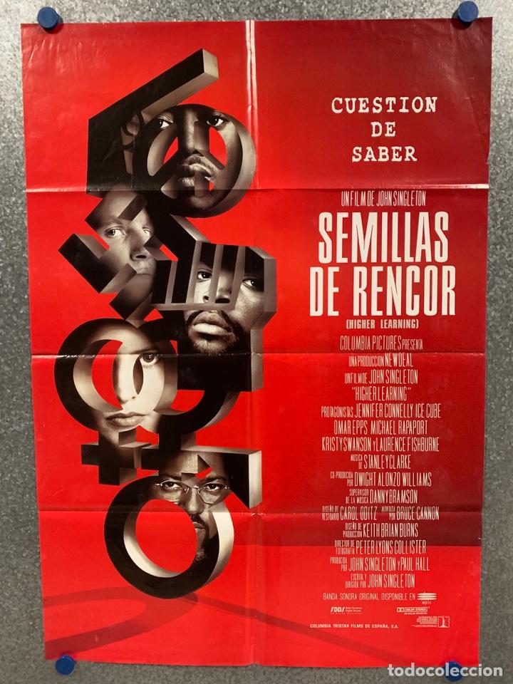 Kino: Semillas de rencor. Laurence Fishburne, Kristy Swanson, Jennifer C. A&Ntilde;O 1995. POSTER ORIGINAL.