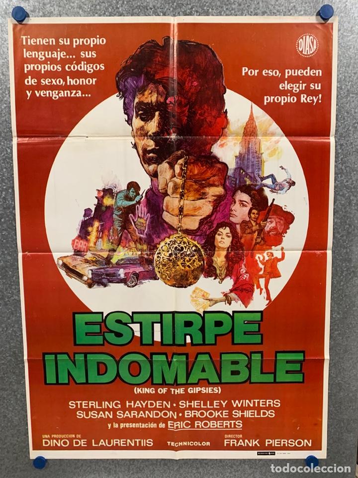 Kino: Estirpe indomable. Sterling Hayden, Shelley Winters, Susan Sarandon. A&Ntilde;O 1979. POSTER ORIGINAL.