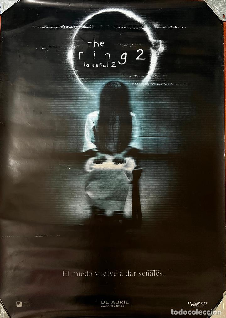Cin&eacute;ma: CARTEL DE CINE ORIGINAL. PEL&Iacute;CULA, THE RING, LA SE&Ntilde;AL 2. MEDIDAS 68X98 CM