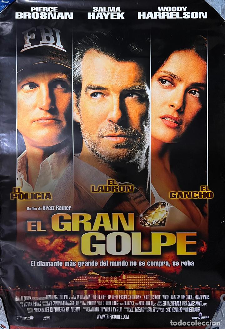 Kino: CARTEL DE CINE ORIGINAL. PEL&Iacute;CULA, EL GRAN GOLPE. MEDIDAS: 68X98 CM.