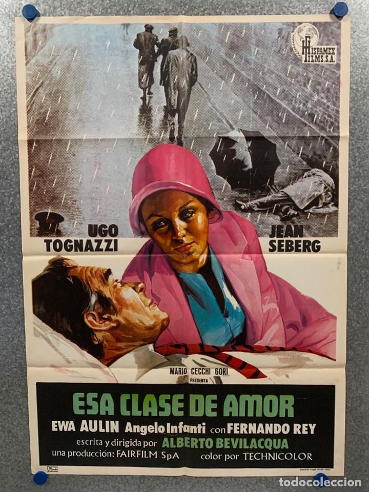 Kino: Esa clase de amor. Ugo Tognazzi, Jean Seberg, Ewa Aulin, Angelo Infanti. A&Ntilde;O 1975. POSTER ORIGINAL