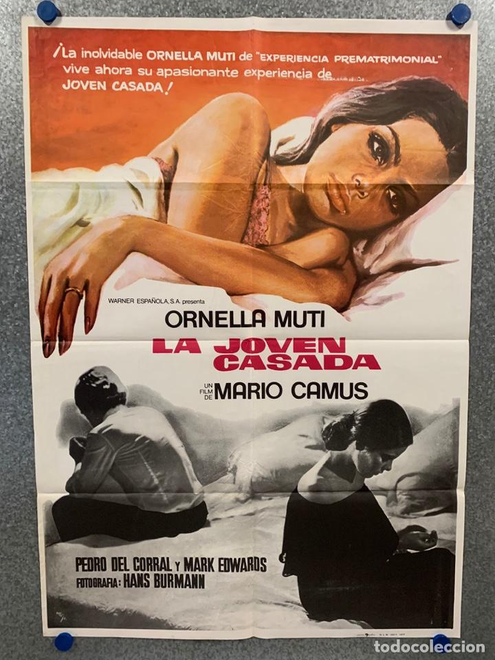 Kino: La joven casada. Ornella Muti, Mar&iacute;a Jos&eacute; Alfonso, Pilar Bardem, Antonio C.A&Ntilde;O 1977. POSTER ORIGINAL