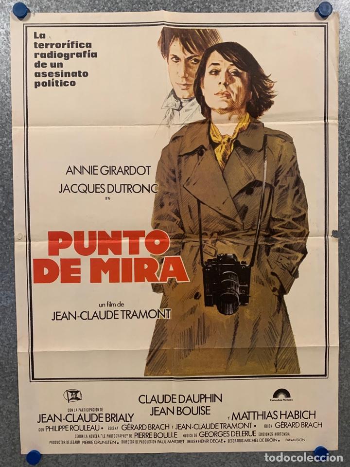 Kino: Punto de mira. Annie Girardot, Jacques Dutronc, Jean Bouise, Claude Dauphin. POSTER ORIGINAL