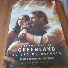 Cine: GREENLAND EL ÚLTIMO REFUGIO - GERARD BUTLER, MORENA BACCARIN - POSTER ORIGINAL DIAMOND 2020