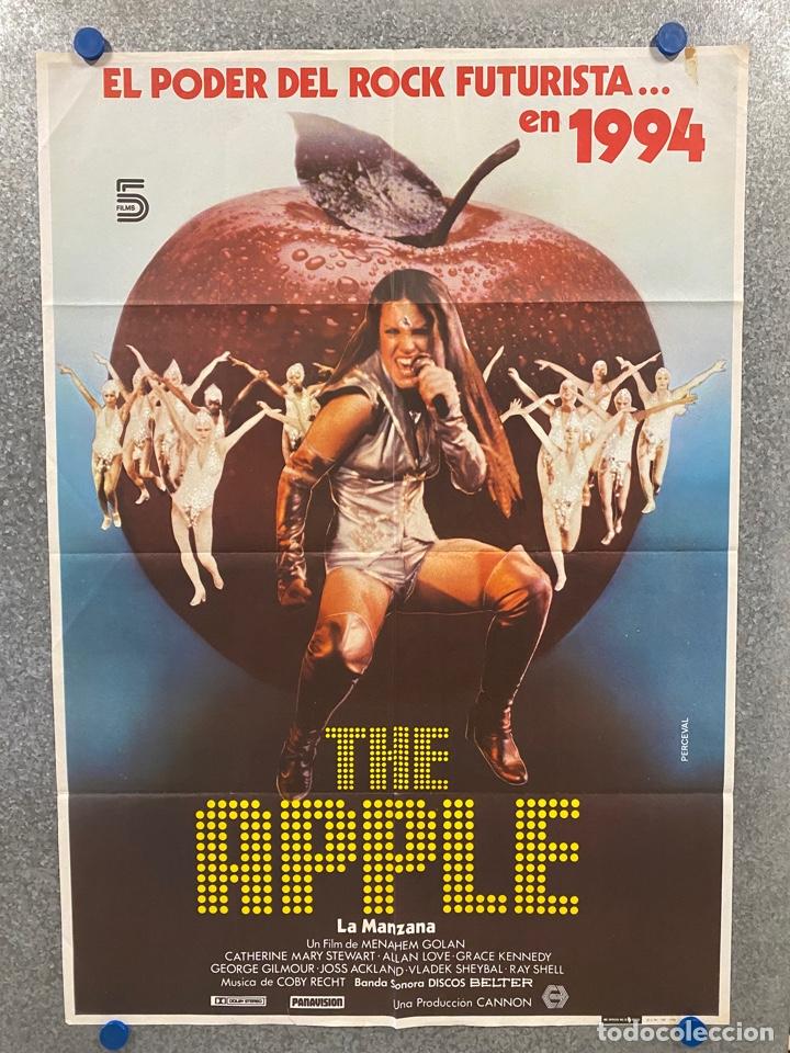 Kino: La manzana. Catherine Mary Stewart, George Gilmour, Grace Kennedy, Allan. A&Ntilde;O 1981. POSTER ORIGINAL.