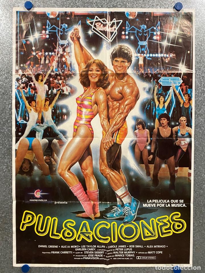 Kino: Pulsaciones. Daniel Greene, Lee Taylor-Allan, Bob Small, Alicia Moro. A&Ntilde;O 1984. POSTER ORIGINAL.