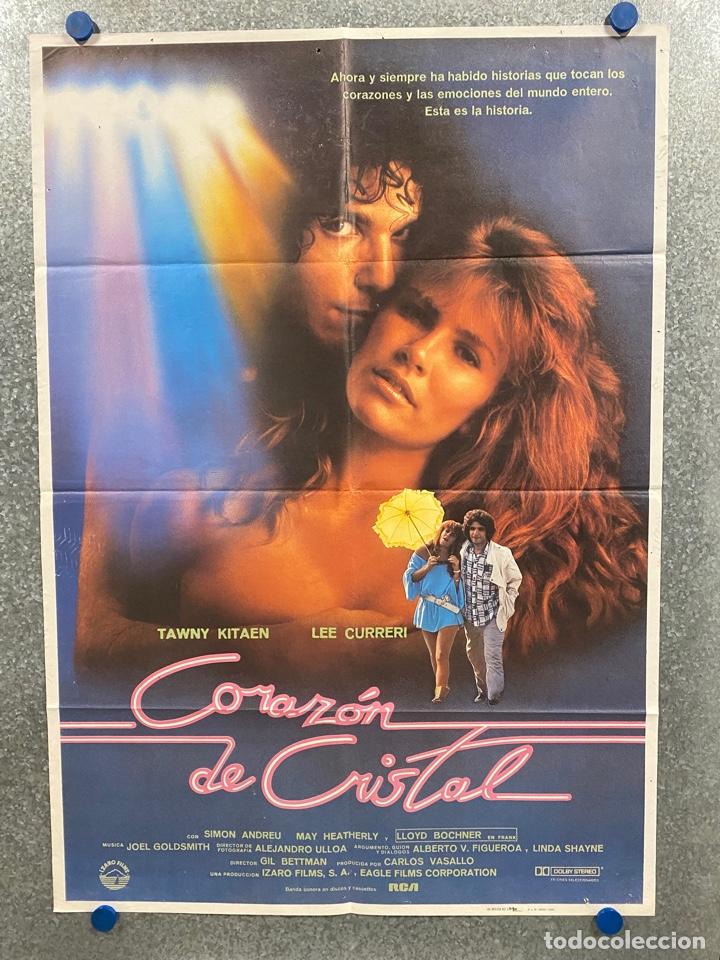 Kino: Coraz&oacute;n de cristal. Lee Curreri, Tawny Kitaen, Lloyd Bochner, May H. A&Ntilde;O 1985.POSTER ORIGINAL.