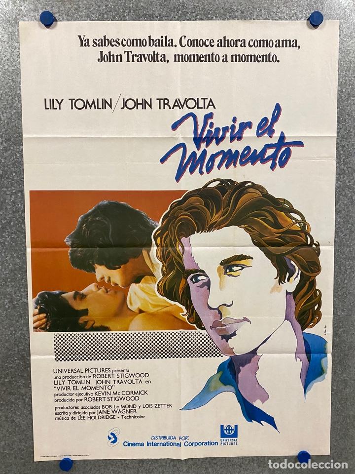 Kino: Vivir el momento. Lily Tomlin, John Travolta, Andra Akers, Debra Feuer. A&Ntilde;O 1979. POSTER ORIGINAL.