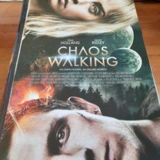 Cine: CHAOS WALKING - DAISY RIDLEY, TOM HOLLAND, MADS MIKKELSEN - PÓSTER ORIGINAL EONE 2021. Lote 320176728